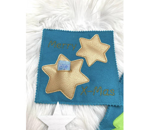 ADVENTSKALENDER 17. Dezember - Stickserie ITH Geschenkekarte Schlitz Baukasten